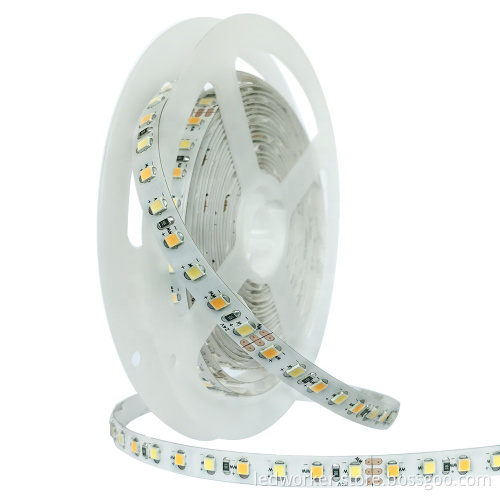 Bicolor Dual White LED Strip 2700-6500K CCT 2835LED Two Color LED Strip Light